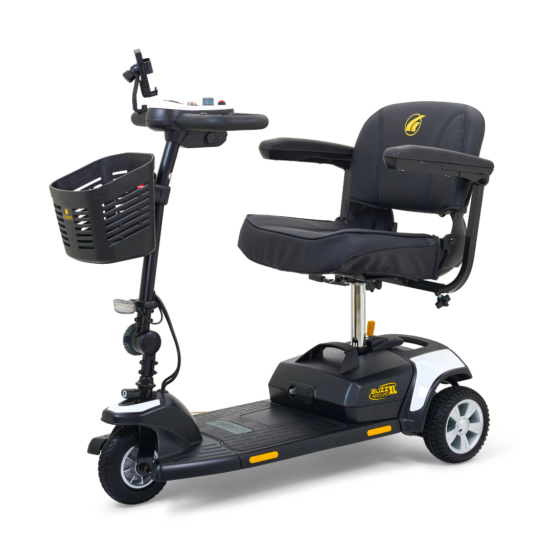 Golden Tech GB121 Buzzaround XL 3-Wheel Mobility Scooter - Senior.com Mobility Scooters